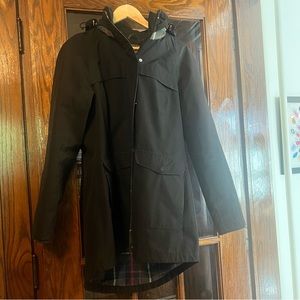 Pendleton Black Hooded Rain Coat M